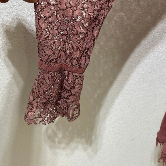 Free People Dusty Mauve Pink Lace Swing
Tell Tale Mini Dress/Tunic Size Medium - Picture 8 of 12